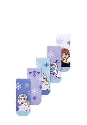 5ER PACK DISNEY DIE EISKÖNIGIN FROZEN - Calze - lila