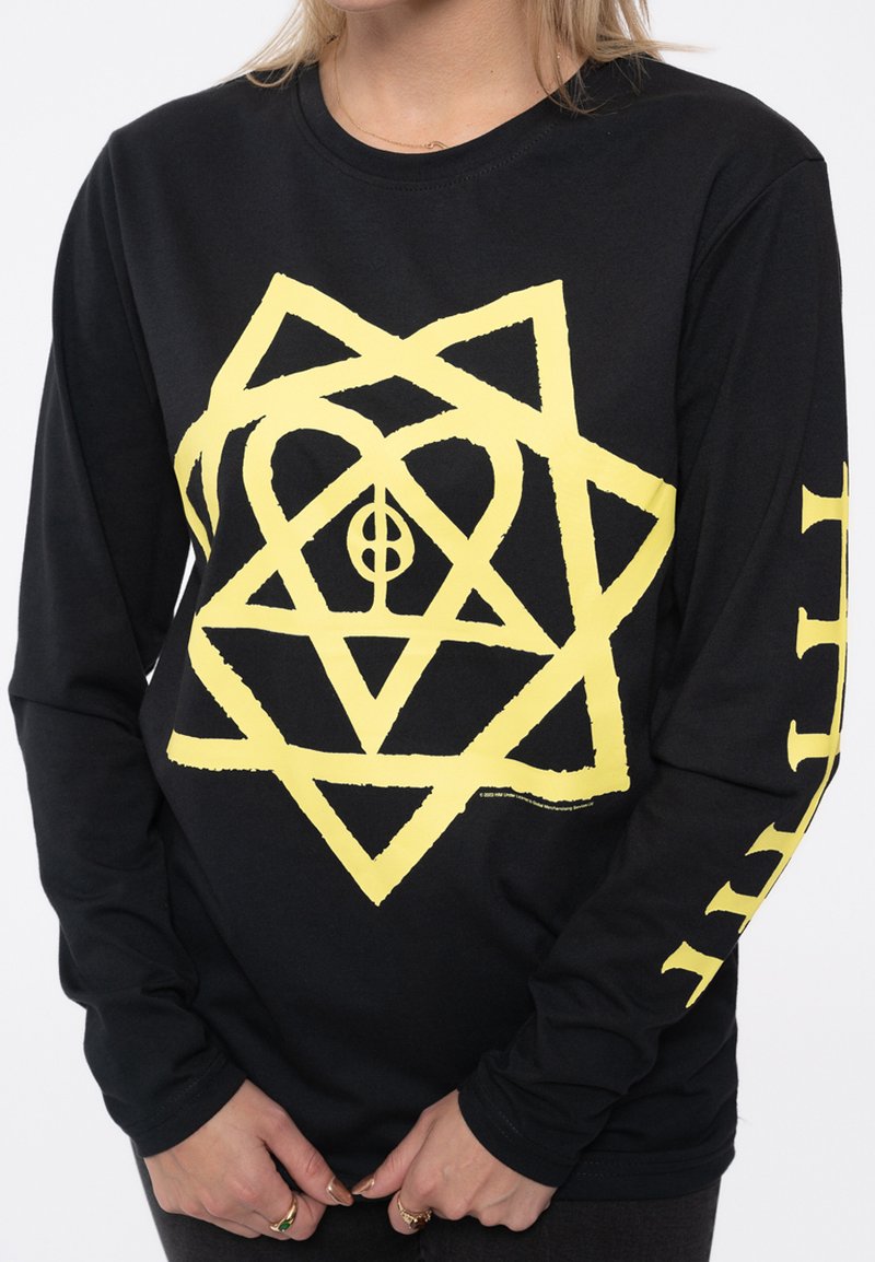 Paradiso Clothing HEARTAGRAM BAND  - Long sleeved top - black