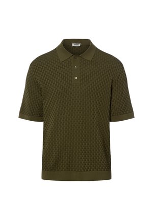 DRYKORN, DRYKORN STRICKPOLOSHIRT TAMIAN - Polo - oliv