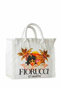 MC2 Saint Barth CON STAMPA ANGELI FIORUCCI - Shopping Bag - bianco