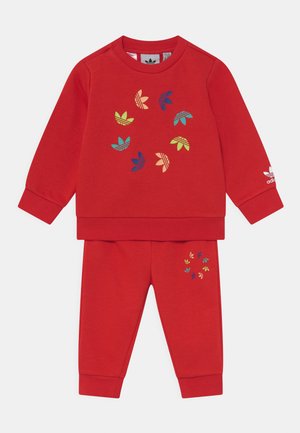 CREW SET UNISEX - Trainingsanzug - vivid red