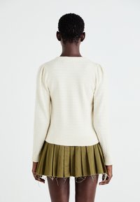 ONLY ONLKATIA PUFF CARDIGAN - Adīta jaka - whitecap gray melange