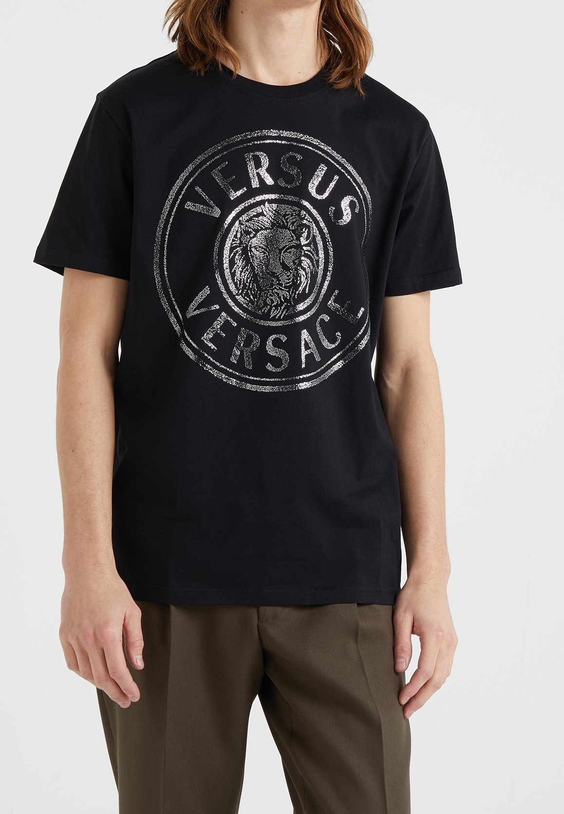 VERSUS VERSACE all pattern tee 新品未使用 Versus Versace Print T-shirt - black - (Pre-owned) - Zalando.ie