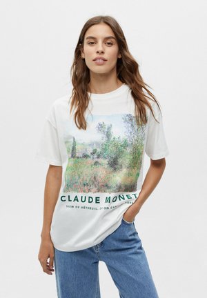 MONET - Print T-shirt - beige