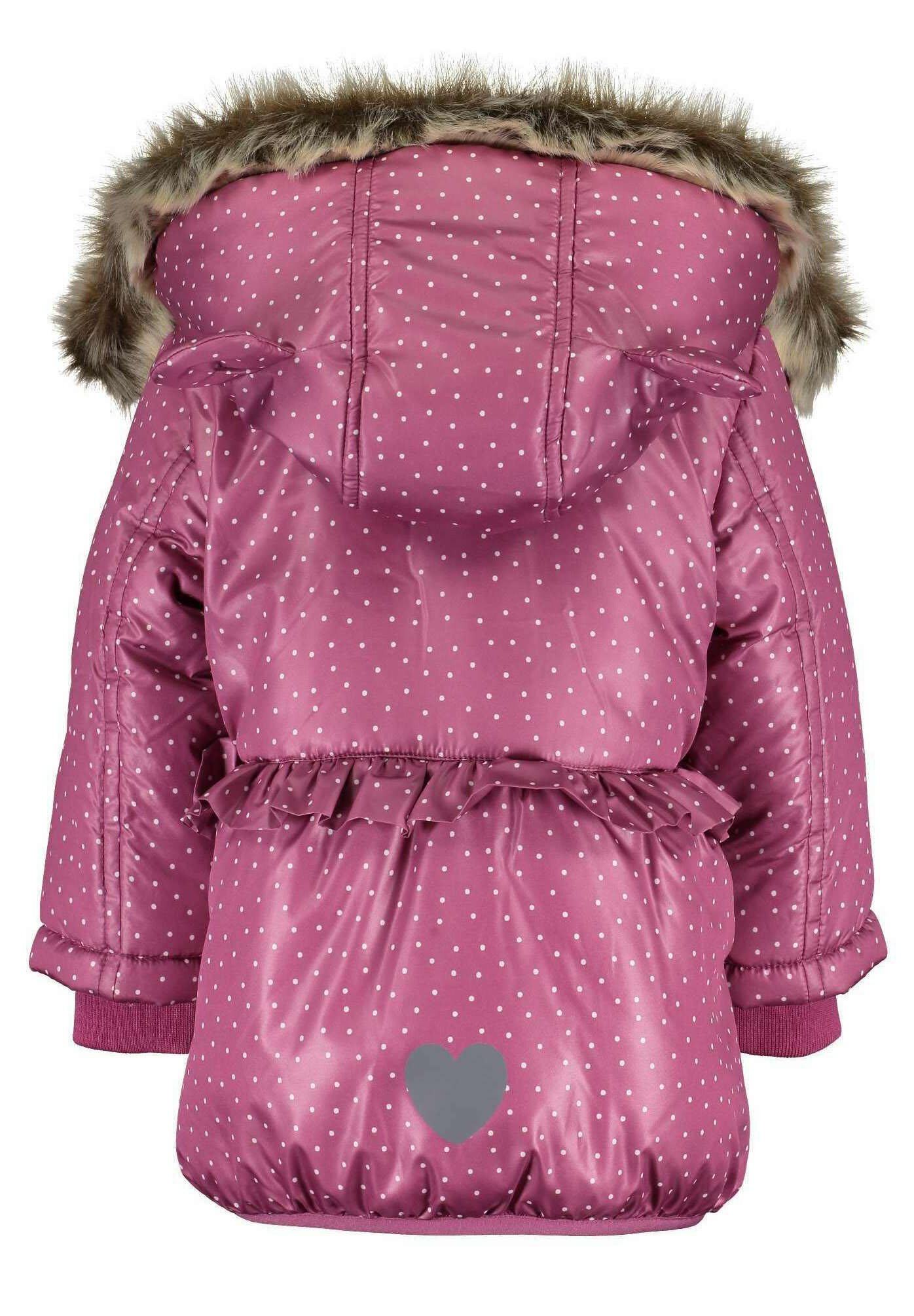 mauve winter coat