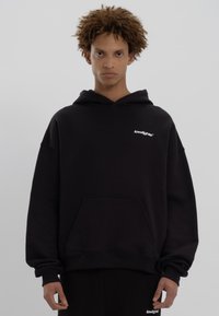 LOW LIGHTS STUDIOS® BASIC LOGO HOODIE - Sweatshirt - black