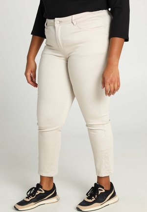 Vaqueros slim fit - beige