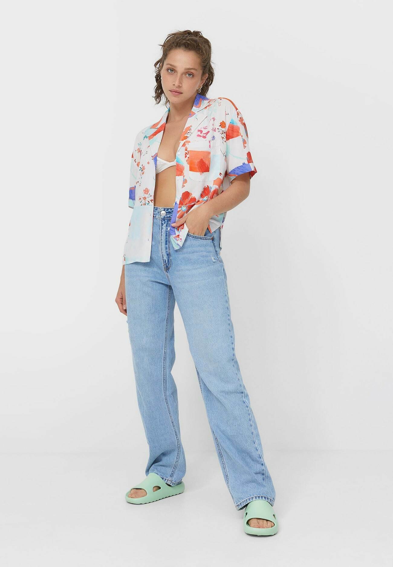 Donna LOOSE FITTING SHORT SLEEVE SHIRT - Camicia Donna LOOSE FITTING SHORT SLEEVE SHIRT - Camicia