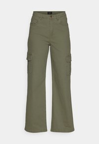VMTESSA WIDE PANTS - Cargobukse - ivy green