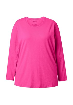 Ulla Popken, LONG SLEEVE TEE - Camiseta de manga larga - classic dark berry