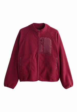 REGULAR FIT - ZIP THROUGH SPORTS - Polárdzseki - cherry red