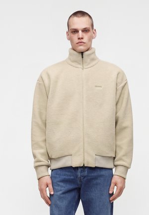 BOSS, Fleecejakke - light beige