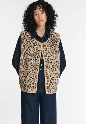 Weste - leopard