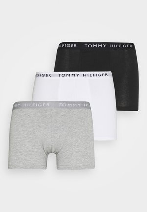 ESSENTIALS TRUNK 3 PACK - Onderbroeken - grey/white/black