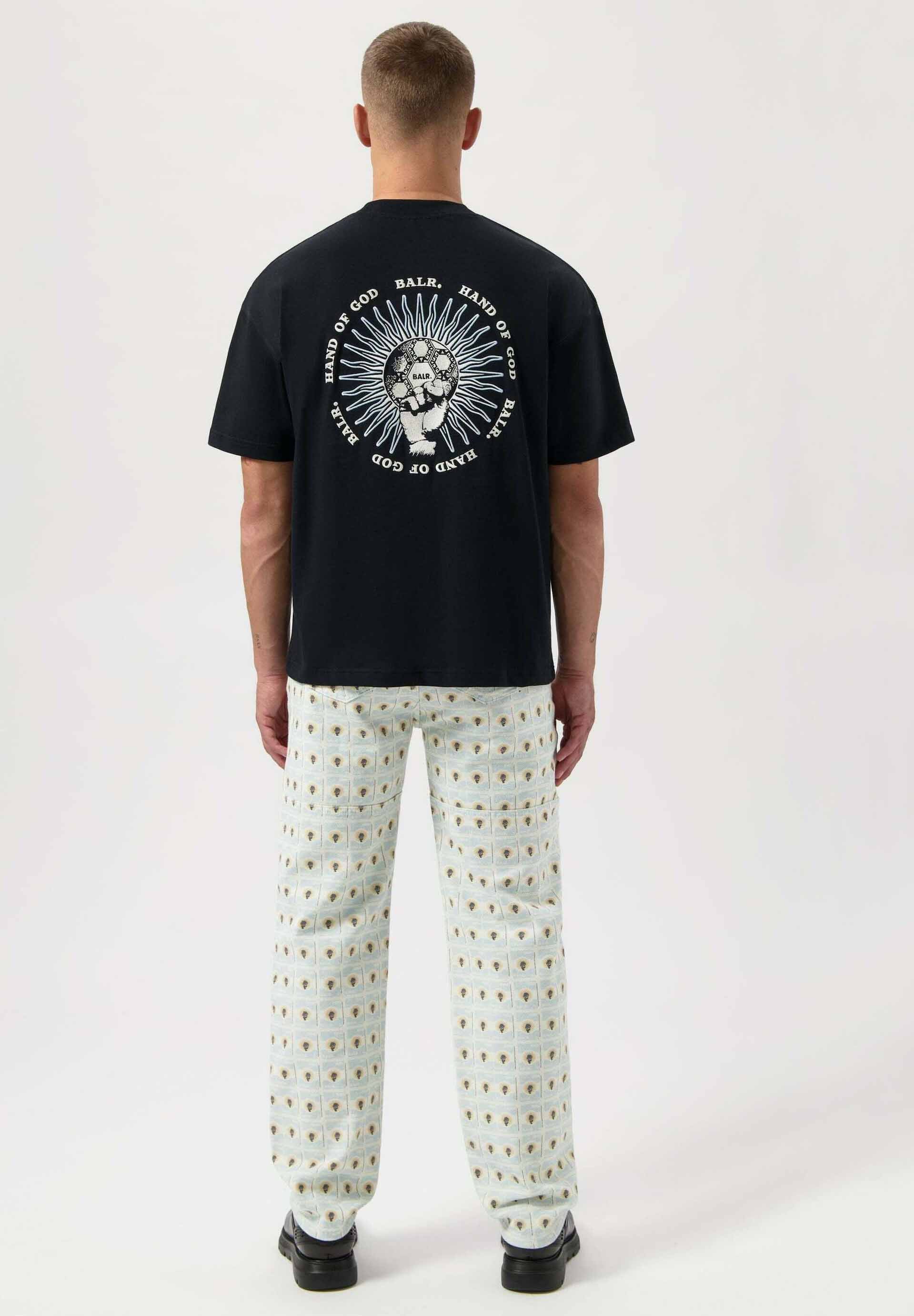 BALR. Print T-shirt - jet black/black - Zalando.ie