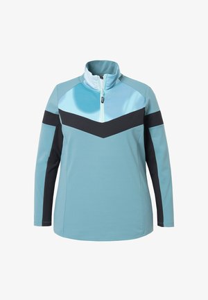 Ulla Popken, COLORBLOCK - Longsleeve - ice green