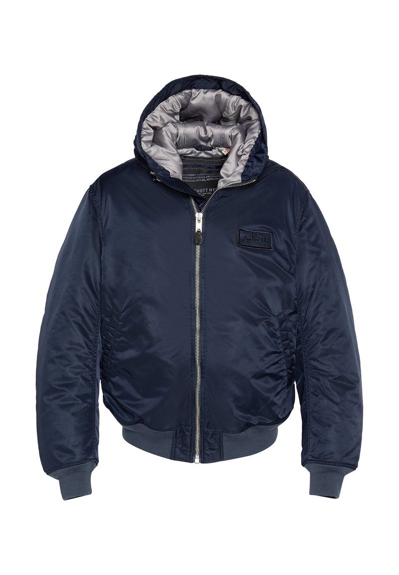 Schott MA1-GUARDRS - Bomberjacka - marine foncé/mörkblå - Zalando.se