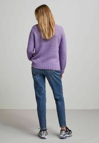 Pieces Strickpullover - purple