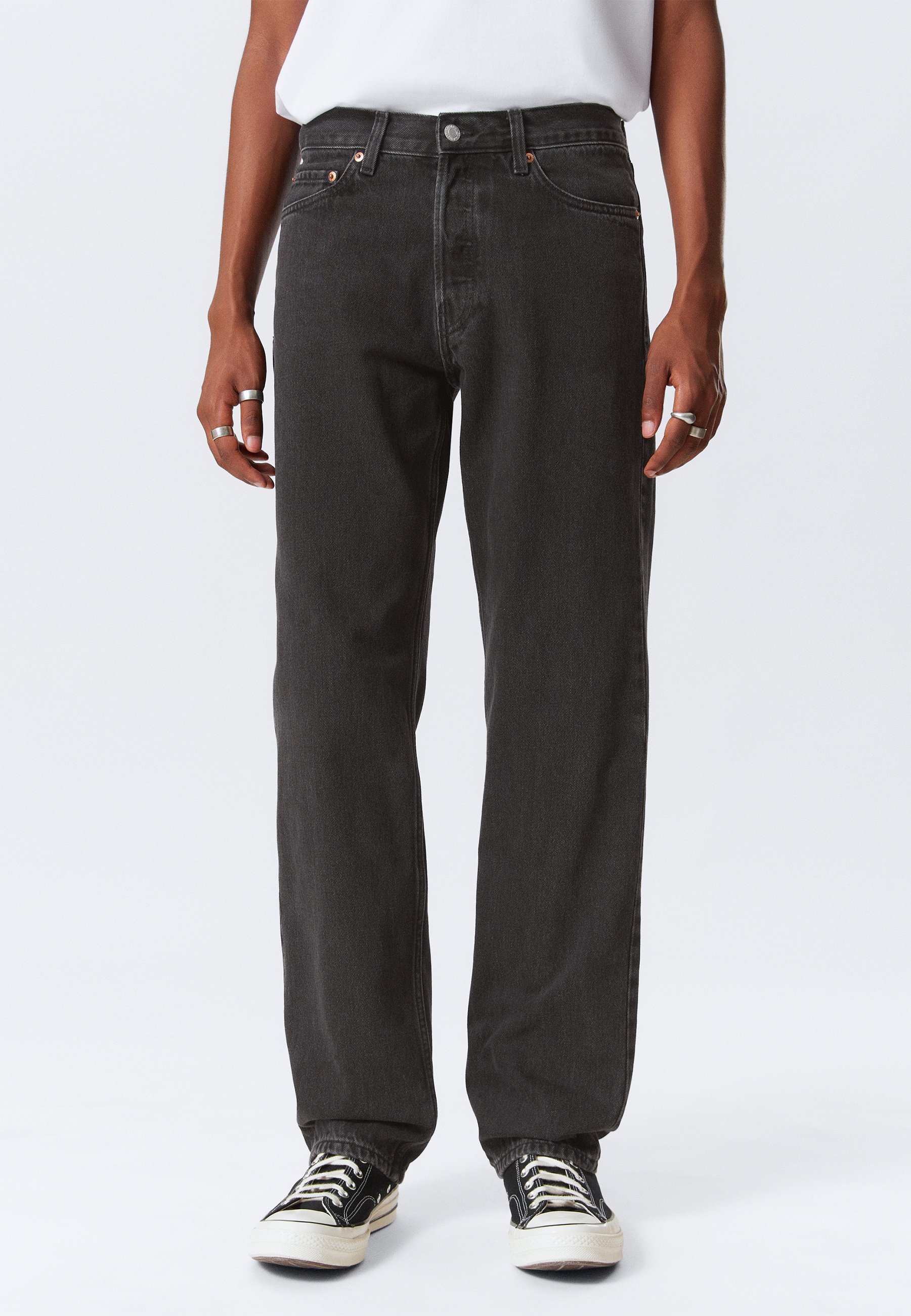 Loose Fit Weekday Jeans Uk Weekday Time Loose Bootcut Jeans In