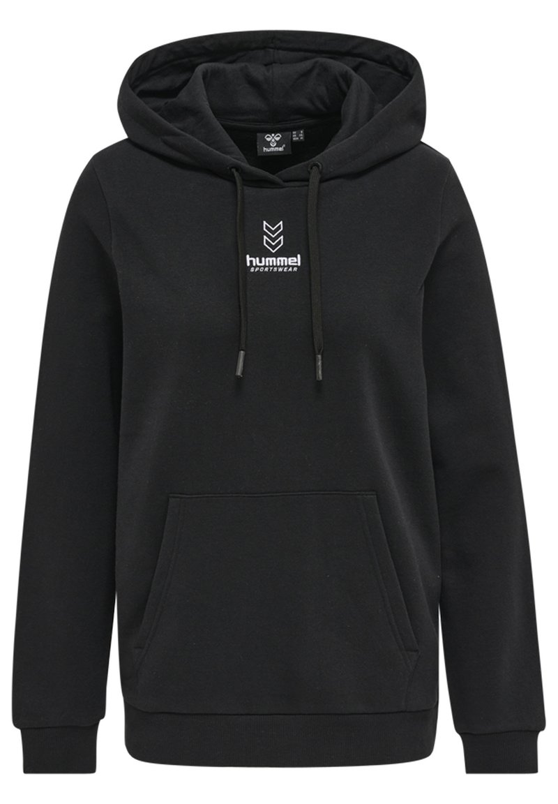 Damen Sportbekleidung | Hummel HMLOLIVIA Kapuzenpullover black/black denim - IJ08805 Damen Sportbekleidung | Hummel HMLOLIVIA Kapuzenpullover black/black denim - IJ08805