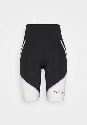 TRAIN FIRST MILE BIKER SHORT - Medias - black/eggnog
