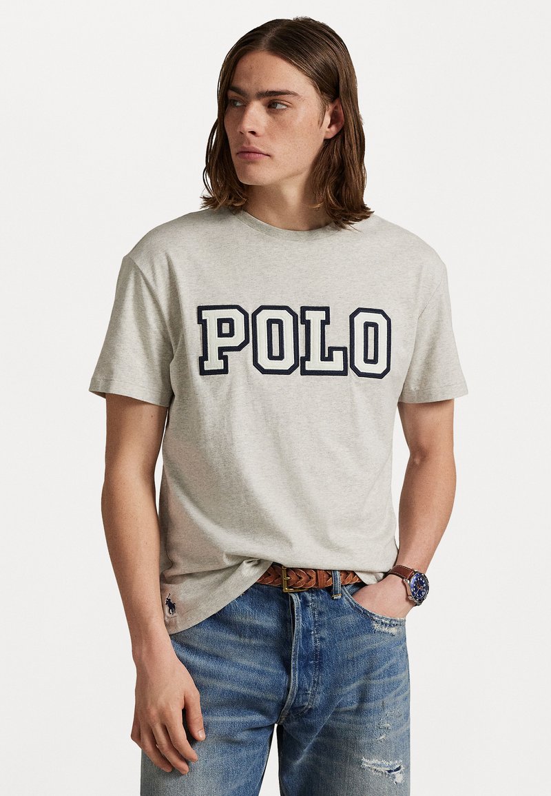 Polo Ralph Lauren CLASSIC FIT LOGO - Triko s potiskem - light grey