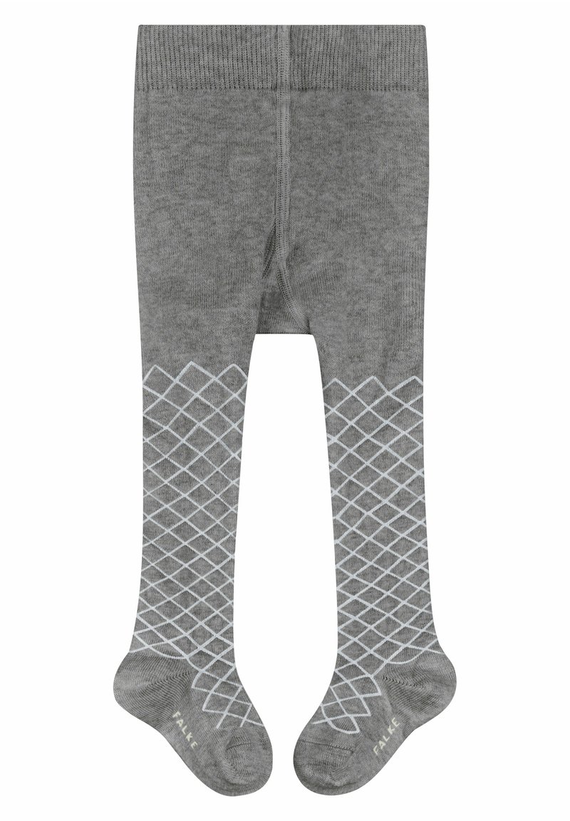 FALKE DIAMOND STRUCTURE COTTON CASHMERE MIX Tights Light Grey grey FALKE DIAMOND STRUCTURE COTTON CASHMERE MIX Tights Light Grey grey