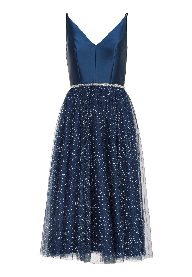 Swing Cocktailjurk donkerblauw