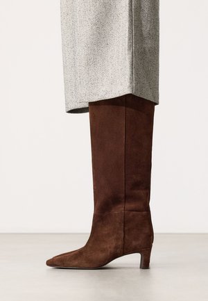 sacha, DUNKELBRAUNE VELOURSLEDER-STIEFEL - Bottes - brown