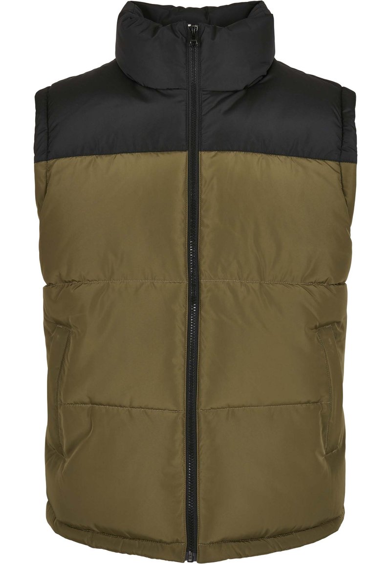 Urban Classics Bodywarmer olijfgroen