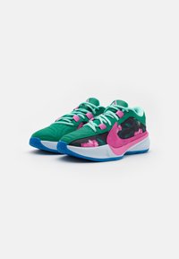 Nike Performance ZOOM FREAK - Scarpe da basket - light photo blue/black/playful pink