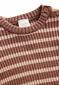 Next SET- REGULAR FIT - Pulover - brown stripe