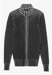 UNISEX - Cardigan - black/light grey