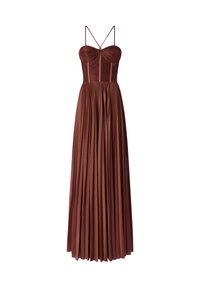 CICOGNA INDEMAGLIABILE - Vestito lungo - brown