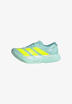 adidas Performance, ADIZERO ADIOS PRO 4 - Løbesko til landevejen - semi flash aqua lucid lemon mint ton