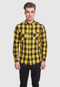 Urban Classics CHECKED - Majica - honey/black