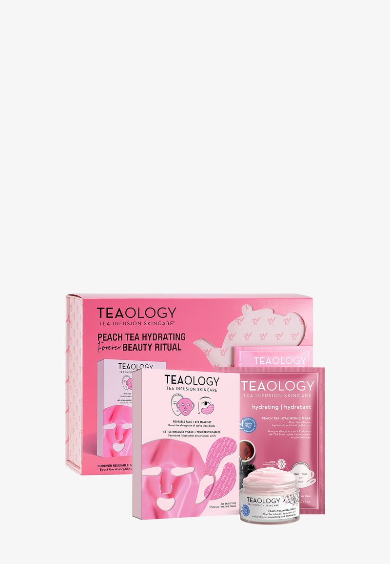 Teaology PEACH HYDRATING FOREVER BEAUTY RITUAL - Set de soins du visage