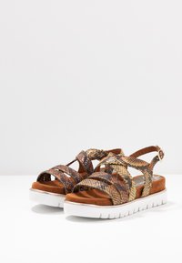 Marco Tozzi Platform sandals - saffron/multicolor