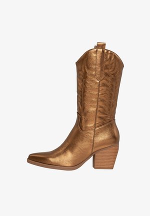 Salinyang, Cowboy- / bikerstøvler - rose gold-coloured