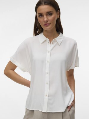 Vero Moda ALICE SS WVN NOOS - Skjortebluse - snow white