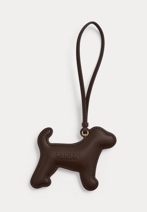 Lauren Ralph Lauren, EMBROIDERED JACK RUSSELL TERRIER CHARM - Ключодържател - chestnut brown