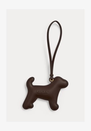 Lauren Ralph Lauren, EMBROIDERED JACK RUSSELL TERRIER CHARM - Ключодържател - chestnut brown