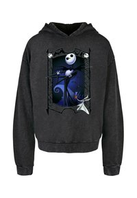 ABSOLUTE CULT THE NIGHTMARE BEFORE CHRISTMAS - PUMPKIN KING ACID WASHED - Hoodie - black