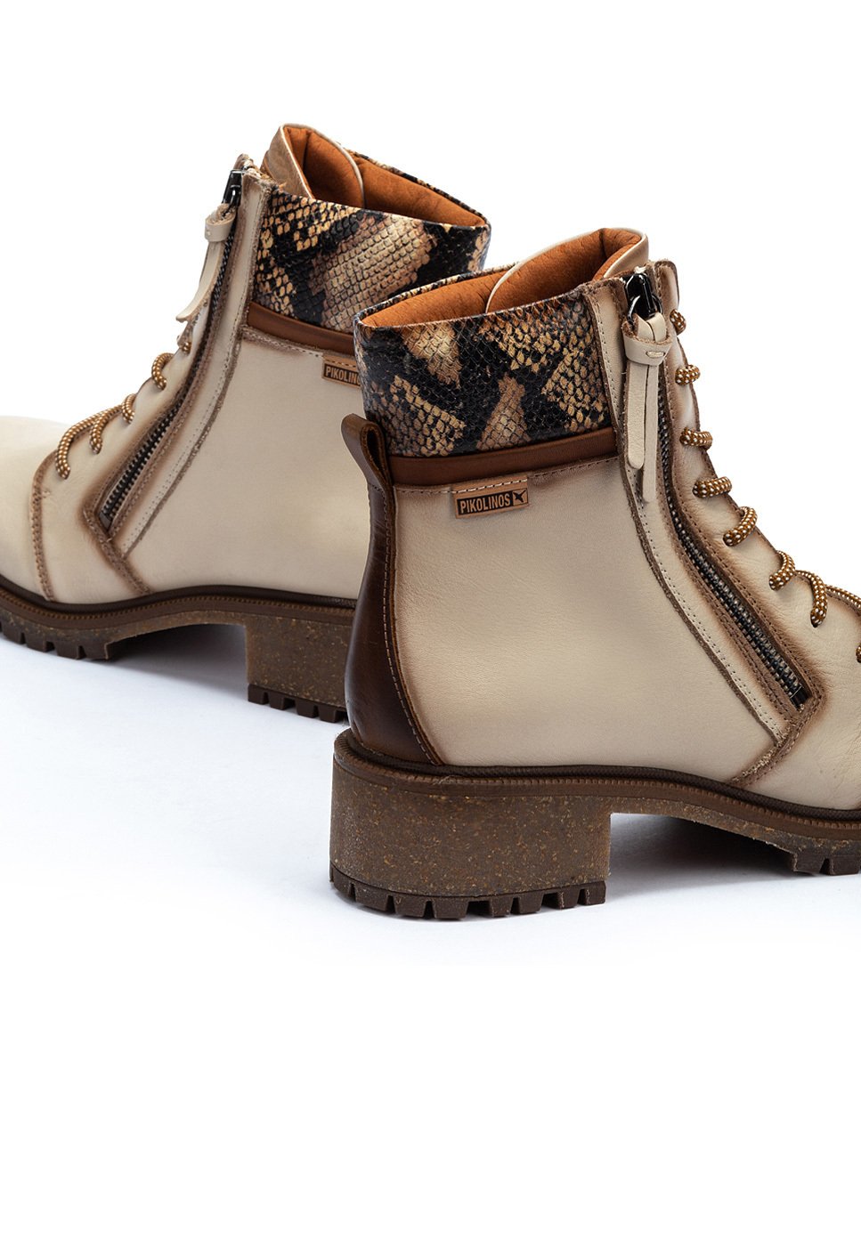 Pikolinos Botines con cordones - marfil/beige - Zalando.es