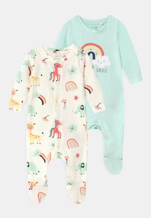 NBFMISTAR NIGHTSUIT 2 PACK - Dupačky na spaní - glacier