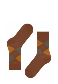 FALKE SENSITIVE ARGYLE - Sokken - sienna