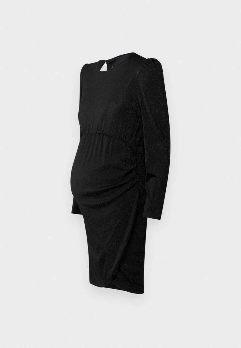slim fit dress slacks Mermaid Split Black Maternity Dress for Baby Shower – loveangeldress