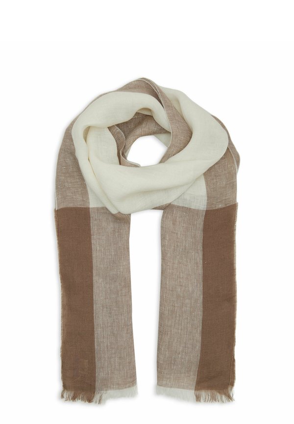 UNISEX WITH COLOUR BLOCK EFFECT - Schal - panna