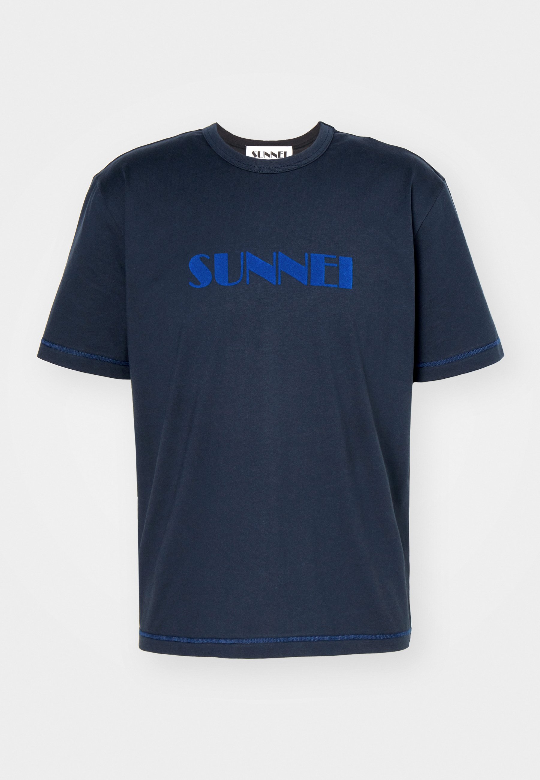 ☆【SUNNEI】☆CLASSIC LOGO PRINT SHORT SLEEVE T SHIRT☆ Sunnei CLASSIC BIG LOGO FLUFFY FLOCK UNISEX - Print T-shirt