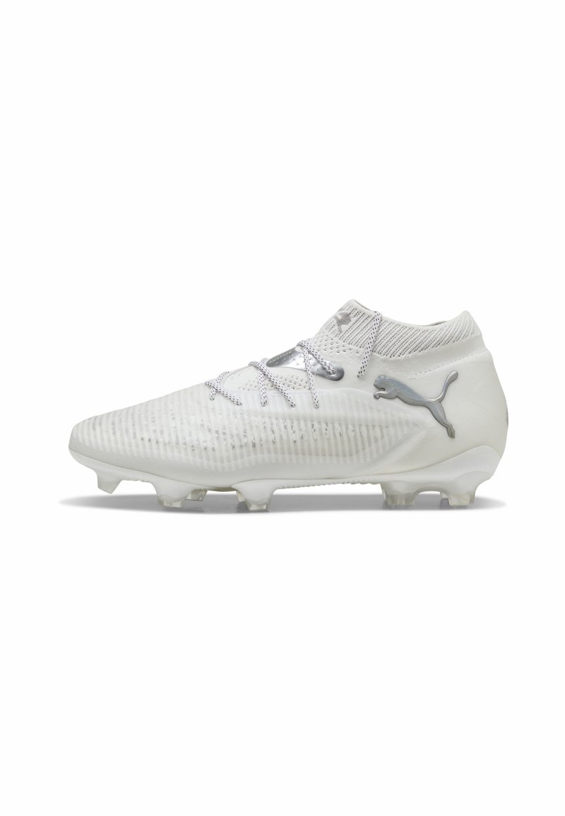Puma FUTURE 8 ULTIMATE - Nogometne kopačke za čvrstu podlogu - white matte silver